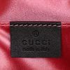 Gucci GG Marmont shoulder bag in black and white quilted velvet - Detail D3 thumbnail
