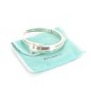 Bracelet jonc ouvrant Tiffany & Co Square en argent et diamants - Detail D2 thumbnail