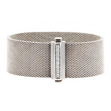 Brazalete Tiffany 
Co Somerset en plata y diamantes Brazalete Tiffany 
Co Somerset en plata y diamantes