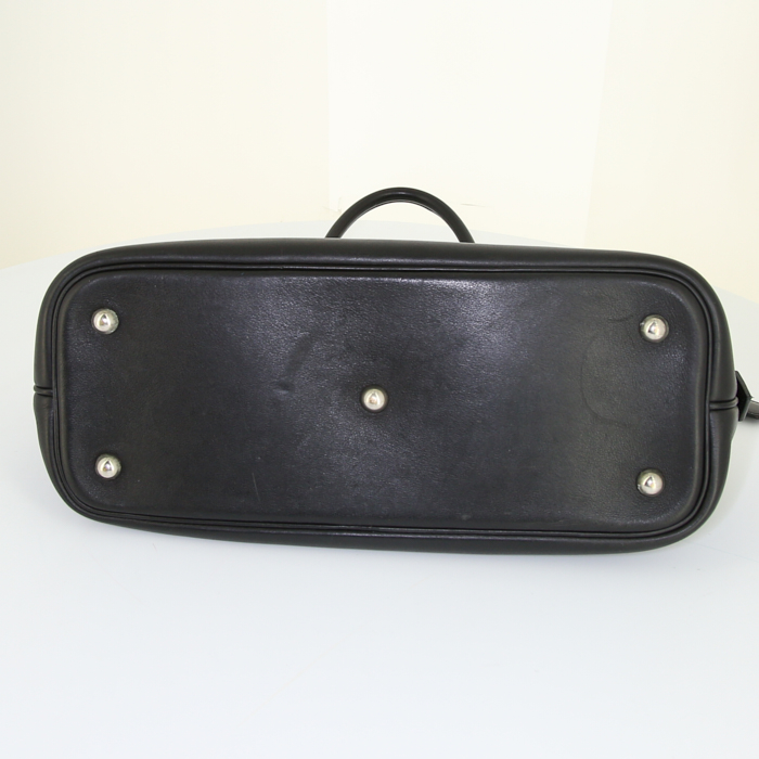 Borsa Hermes Bolide modello medio in pelle Swift nera - Detail D4