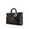 Dior Lady Dior size XL handbag in black leather cannage - 00pp thumbnail