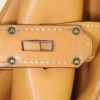 Sac de voyage Hermes Haut à Courroies - Travel Bag en cuir naturel - Detail D4 thumbnail