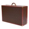 Louis Vuitton Bisten rigid suitcase in brown monogram canvas and natural leather - 00pp thumbnail