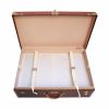 Louis Vuitton Bisten rigid suitcase in brown monogram canvas and natural leather - Detail D2 thumbnail