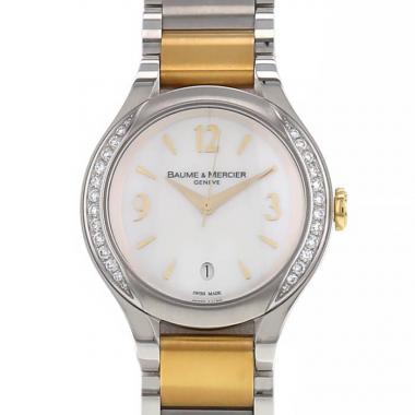 Reloj Baume & Mercier Promesse de oro y acero Circa  2010