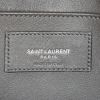 Saint Laurent Cabas YSL handbag in brown leather - Detail D4 thumbnail