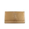Saint Laurent Belle de Jour pouch in beige patent leather - 360 thumbnail