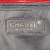 Chanel Shopping GST small model bag worn on the shoulder or carried in the hand in red quilted grained leather - Detail D3 thumbnail