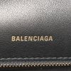 Borsa Balenciaga Ville Top Handle taglia M in pelle nera con motivo - Detail D4 thumbnail