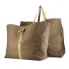 Louis Vuitton America's Cup shopping bag in grey canvas - 00pp thumbnail