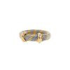 Cartier 1980's ring in yellow gold and stainless steel - 00pp thumbnail
