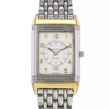 Montre Jaeger-LeCoultre Reverso-Classic en or et acier Ref :  251511 Vers  1980