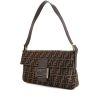 Fendi Baguette large model handbag in brown monogram canvas and brown leather - 00pp thumbnail