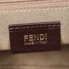 Fendi Zucchino handbag in brown monogram canvas and brown leather - Detail D3 thumbnail