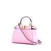 Fendi Micro Peekaboo shoulder bag in pink leather - 00pp thumbnail