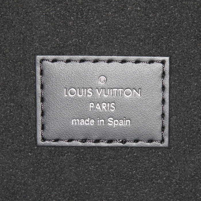Sac cabas Louis Vuitton Neverfull en cuir épi noir - Detail D3