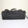 Balenciaga Papier shopping bag in black leather - Detail D5 thumbnail