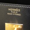 Bolso de mano Hermes Birkin 35 cm en cuero box negro - Detail D3 thumbnail