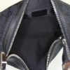 Borsa Gucci Gucci Vintage in tela monogram nera e pelle nera - Detail D2 thumbnail