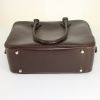 Hermes Plume handbag in brown box leather - Detail D4 thumbnail