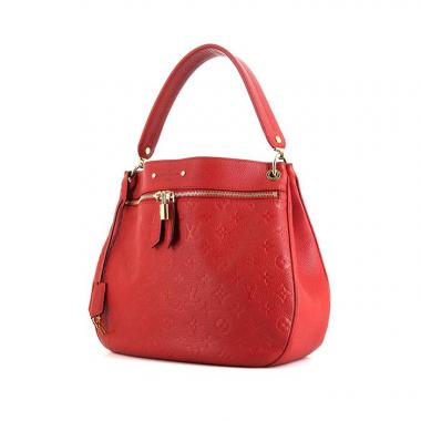 Borsa Louis Vuitton Spontini in pelle monogram con stampa rossa