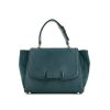 Fendi Silvana handbag in blue leather - 360 thumbnail