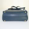 Fendi Silvana handbag in blue leather - Detail D5 thumbnail