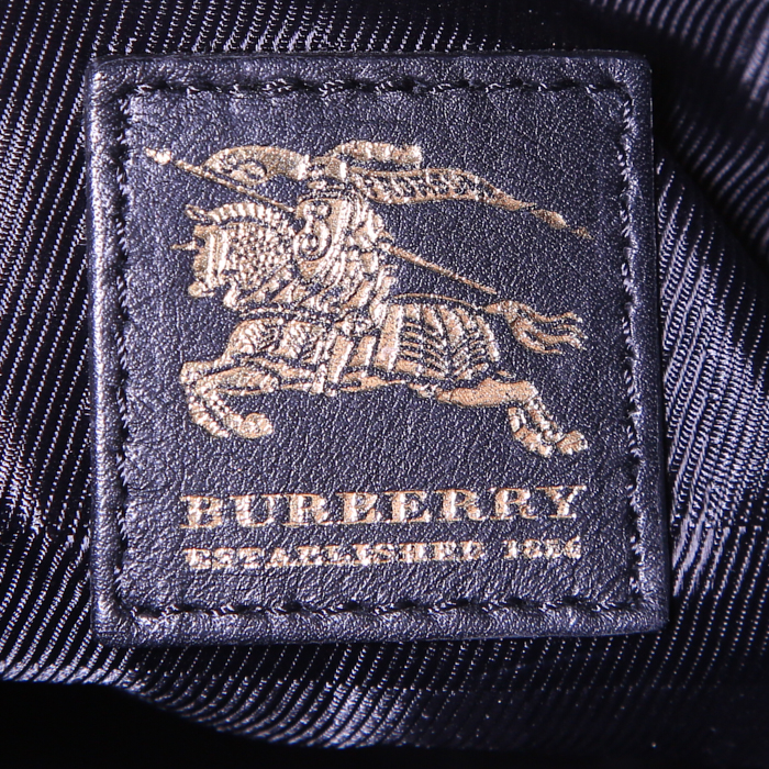 Borsa Burberry Baby Beaton in pelle trapuntata nera - Detail D3