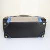 Borsa Celine Luggage modello piccolo in pelle tricolore beige nera e blu - Detail D4 thumbnail