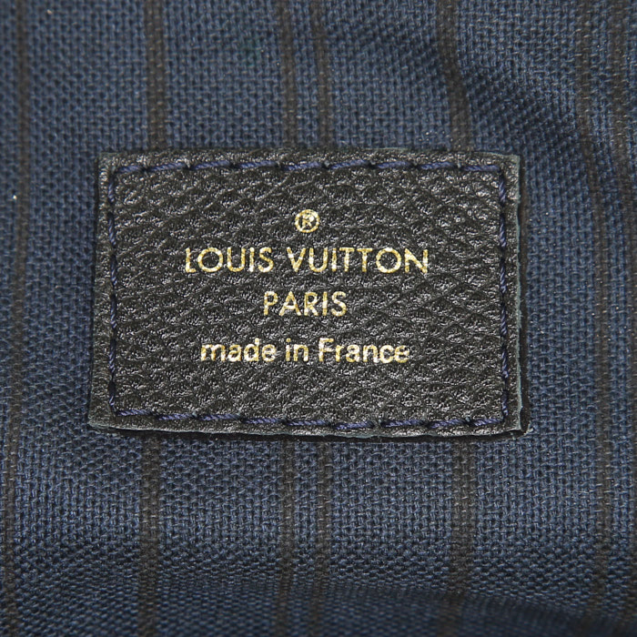 Borsa a tracolla Louis Vuitton in pelle monogram nera - Detail D4