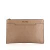 Miu Miu shoulder bag in brown grained leather - 360 Front thumbnail