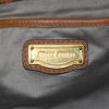Bolso bandolera Miu Miu en cuero granulado marrón - Detail D4 thumbnail