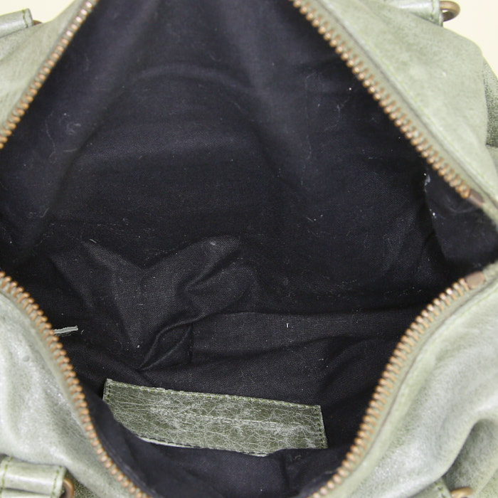 Borsa Balenciaga in pelle verde - Detail D3