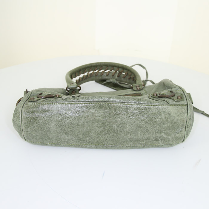 Borsa Balenciaga in pelle verde - Detail D5