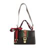 Gucci Sylvie small model shoulder bag in black leather - 360 thumbnail