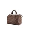 Bolso de mano Louis Vuitton Speedy 30 en lona a cuadros marrón y cuero marrón - 00pp thumbnail