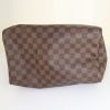 Louis Vuitton Speedy 30 handbag in brown damier canvas and brown leather - Detail D4 thumbnail