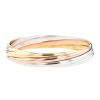 Cartier Trinity Semainier 1970's bracelet in yellow gold,  pink gold and white gold - 00pp thumbnail