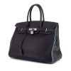 Hermes Birkin 35 cm bag in indigo blue togo leather and blue jean piping - 00pp thumbnail