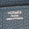 Sac Hermes Birkin 25 cm en cuir togo Bleu Brighton - Detail D3 thumbnail