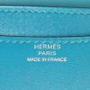Hermes Constance handbag in blue Tadelakt leather - Detail D4 thumbnail