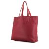 Shopping bag Hermes Double Sens in pelle taurillon clemence rosso Rubis e rosa Jaipur - 00pp thumbnail