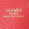 Sac cabas Hermes Double Sens en cuir taurillon clémence rouge Rubis et rose Jaipur - Detail D3 thumbnail