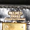 Hermès Kelly 20 cm bag in black porosus crocodile - Detail D4 thumbnail