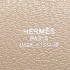 Sac bandoulière Hermes Jypsiere 28 cm en cuir togo étoupe - Detail D3 thumbnail