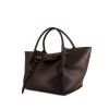 Celine Big Bag medium model shopping bag in brown leather - 00pp thumbnail