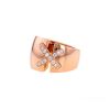Sortija Chaumet Lien modelo grande en oro rosa y diamantes - 00pp thumbnail