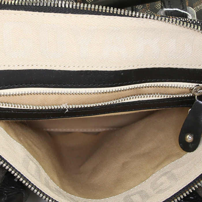 Sac de week end Goyard Croisière en toile monogram - Detail D3