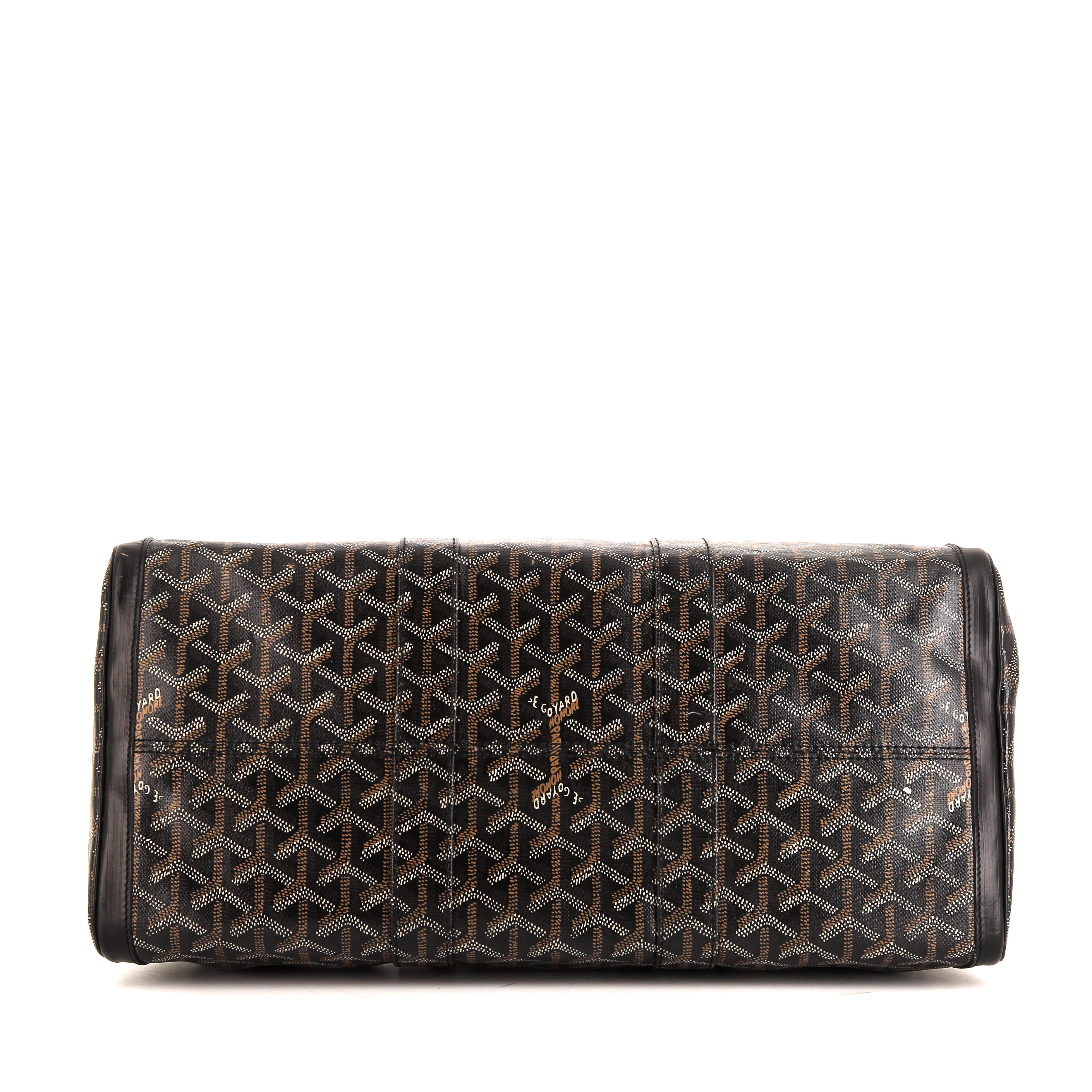 Sac de week end Goyard Croisière en toile monogram - Detail D4