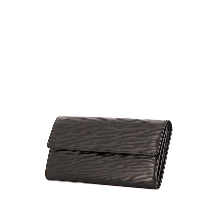 Louis Vuitton Black Portefeuille Epi Leather Pink Sarah Wallet - A